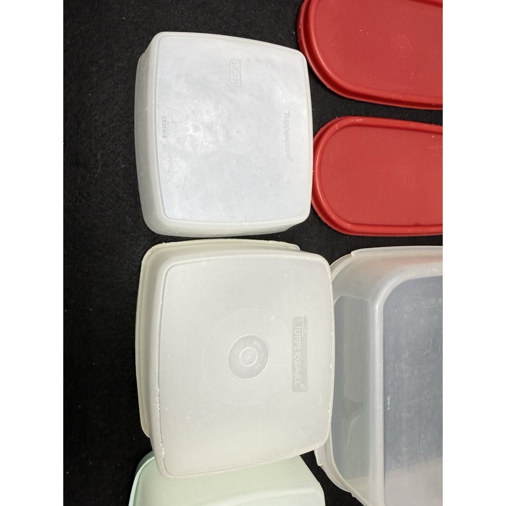Vintage Tupperware Canister Storage Container Lot Modular Mates 14 Pc USA - Picture 6 of 13